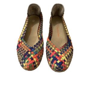 Bernie Mev Size 36 Multicolored Rainbow Flats